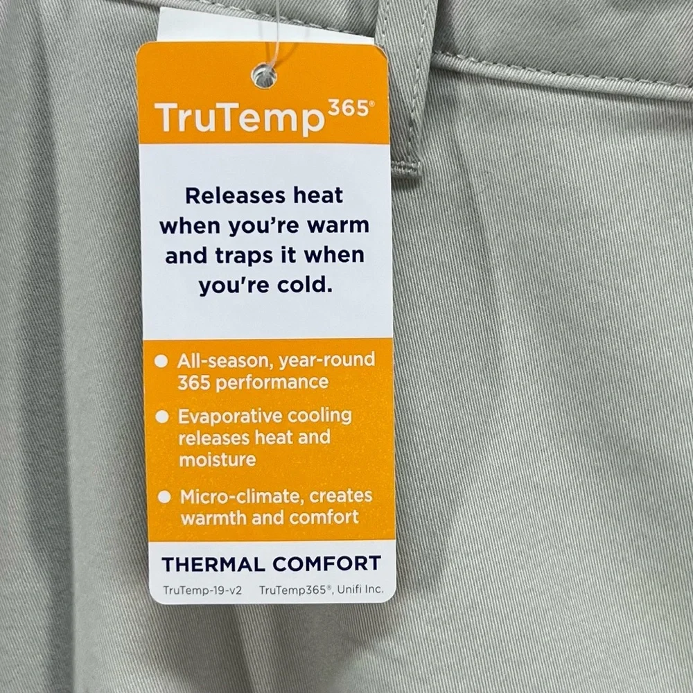 J Crew TruTemp 365 Pants‎ Mens 33x32 Beige Khaki Chino Slim Thermal Comfort NWT